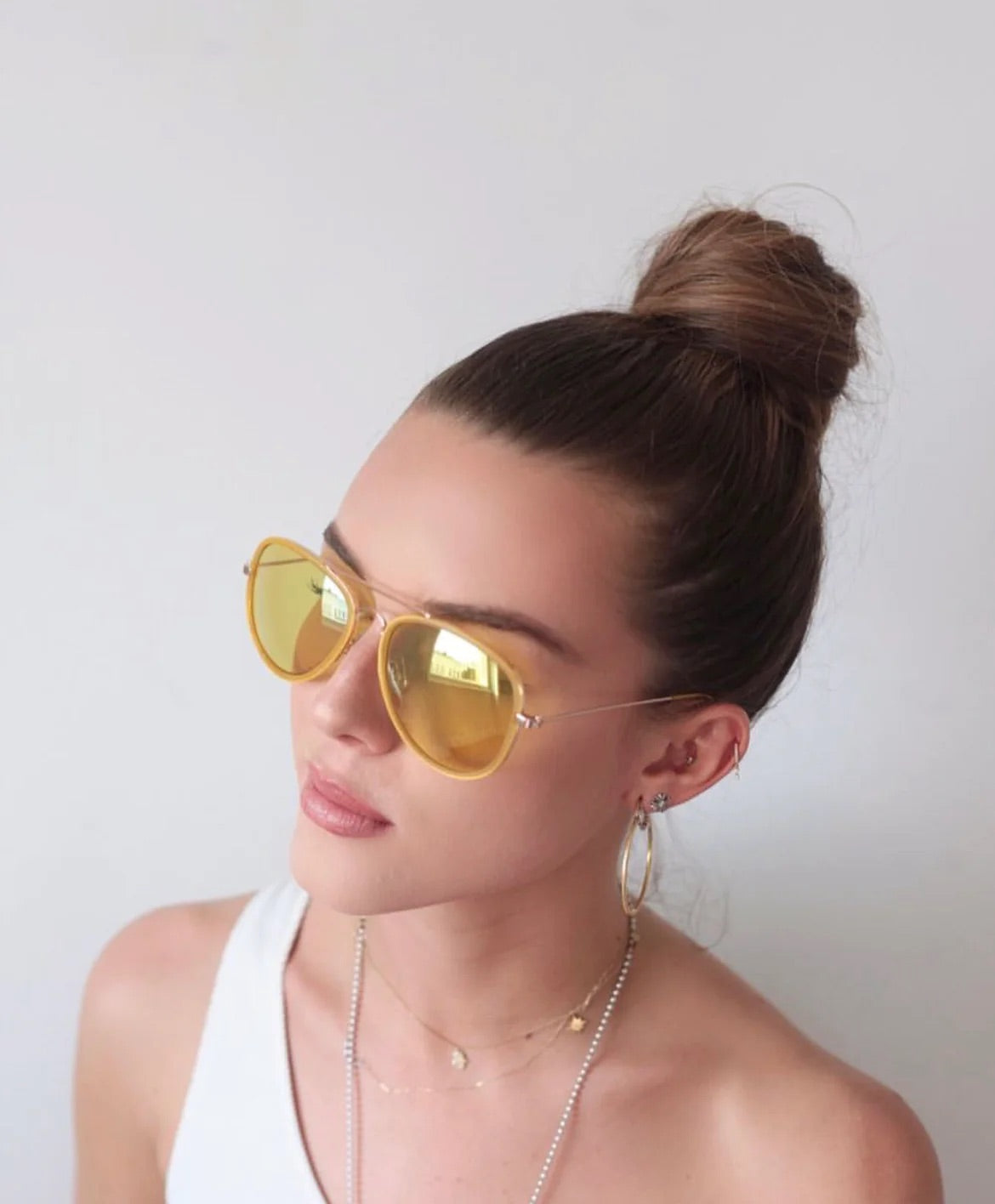 Cassie Yellow Aviator